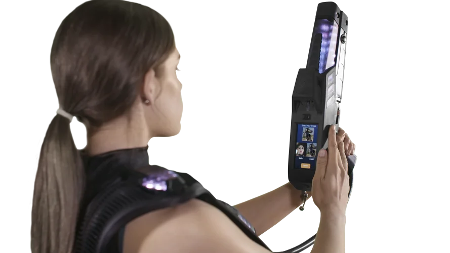 Laser Tag selfie camera